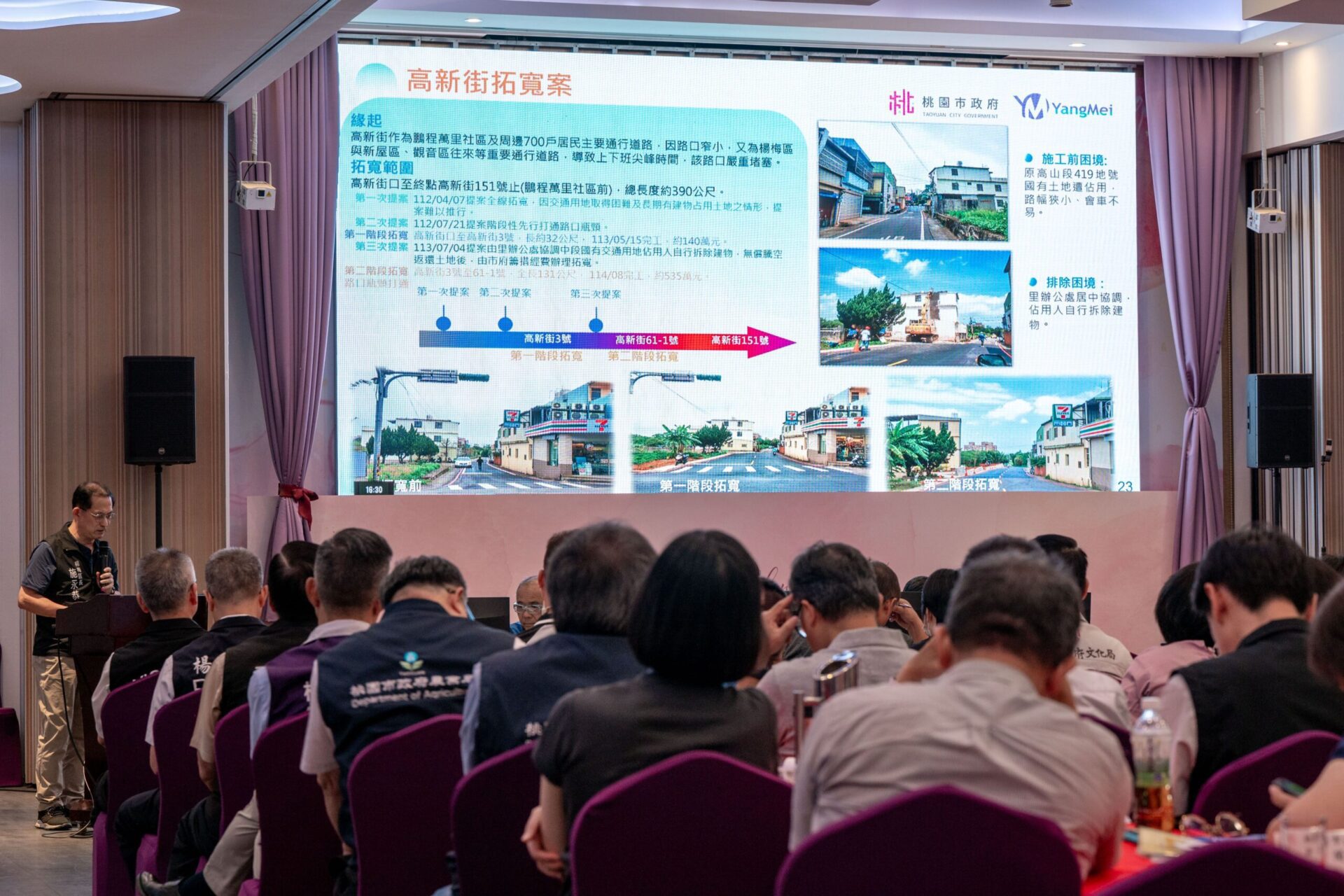 楊梅高新街拓寬工程進度曝 桃市府盼加速完成最後一哩路 楊梅高新街拓寬工程進度曝 桃市府盼加速完成最後一哩路