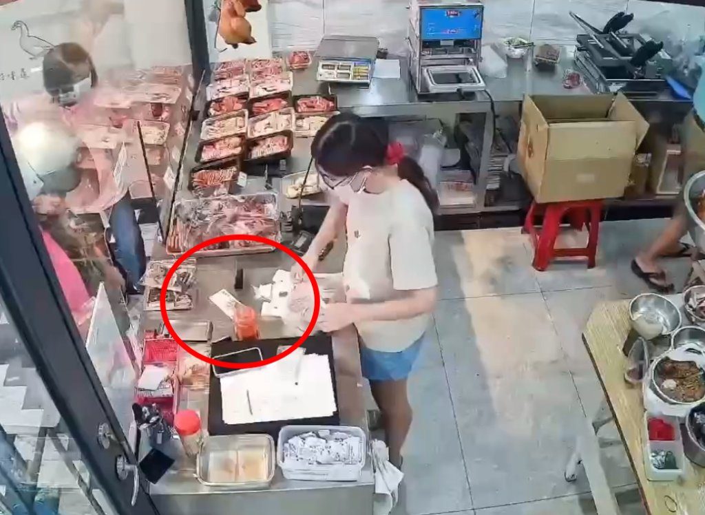 台南便當店婦人堅稱給千元　鏡頭君給力還原真相