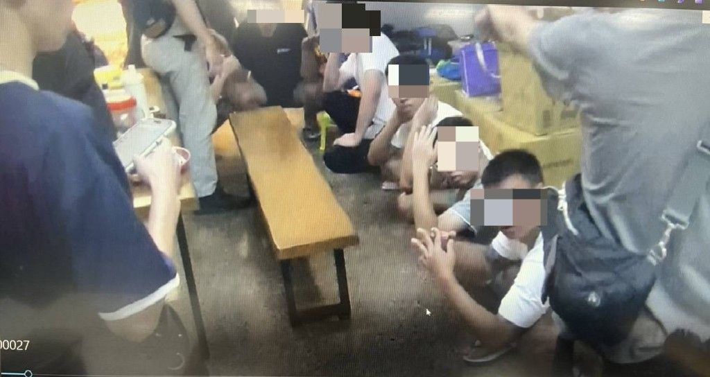 逮捕畫面曝光！欠250萬被迫簽1000萬本票！ 　暴力討債集團持刀上門討債被逮