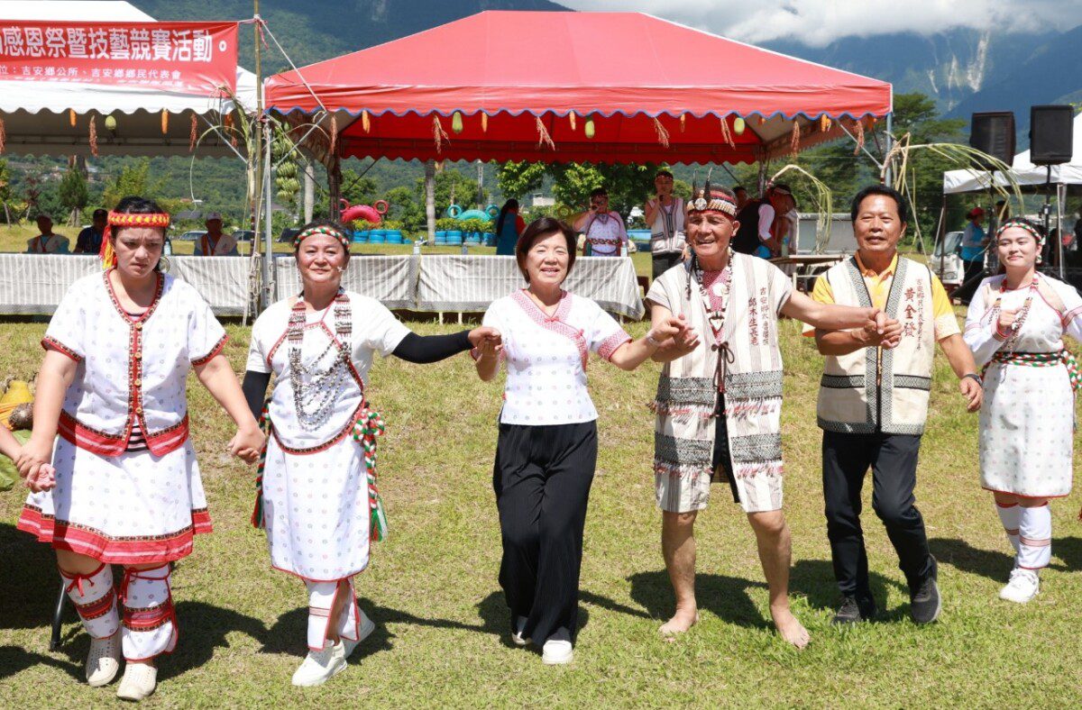 吉安太魯閣族感恩祭展現跨世代共榮游淑貞伴三千族人齊聚傳承技藝文化