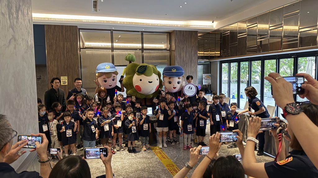 超萌！小小警察齊聚「台南禧榕軒」闖關活動　孩子笑聲不斷