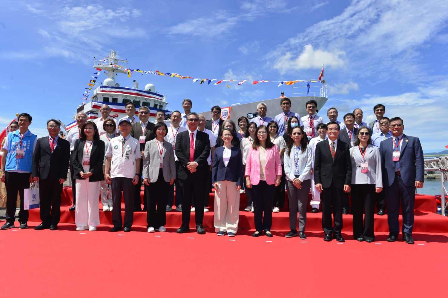 【台船基隆廠】第四艘花蓮艦交船 第五艘澎湖艦命名下水盛大舉行