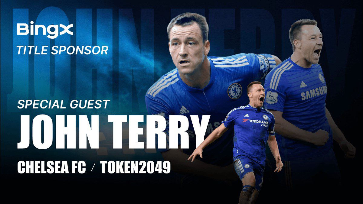 BingX攜手足球巨星John Terry 重磅亮相新加坡2049