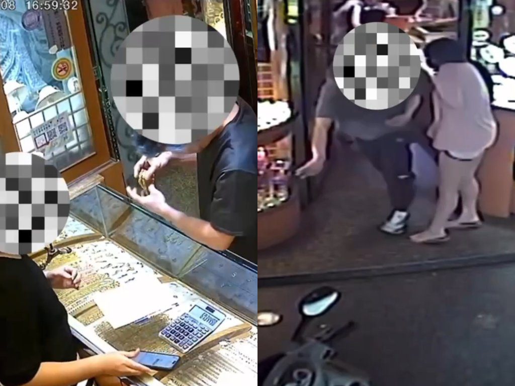 老婆在泰國缺錢　馬來移工走進銀樓「假試戴真搶劫」