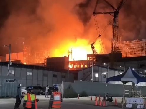 高雄興達電廠新建機組火警現已撲滅  無人員受傷亦不影響供電