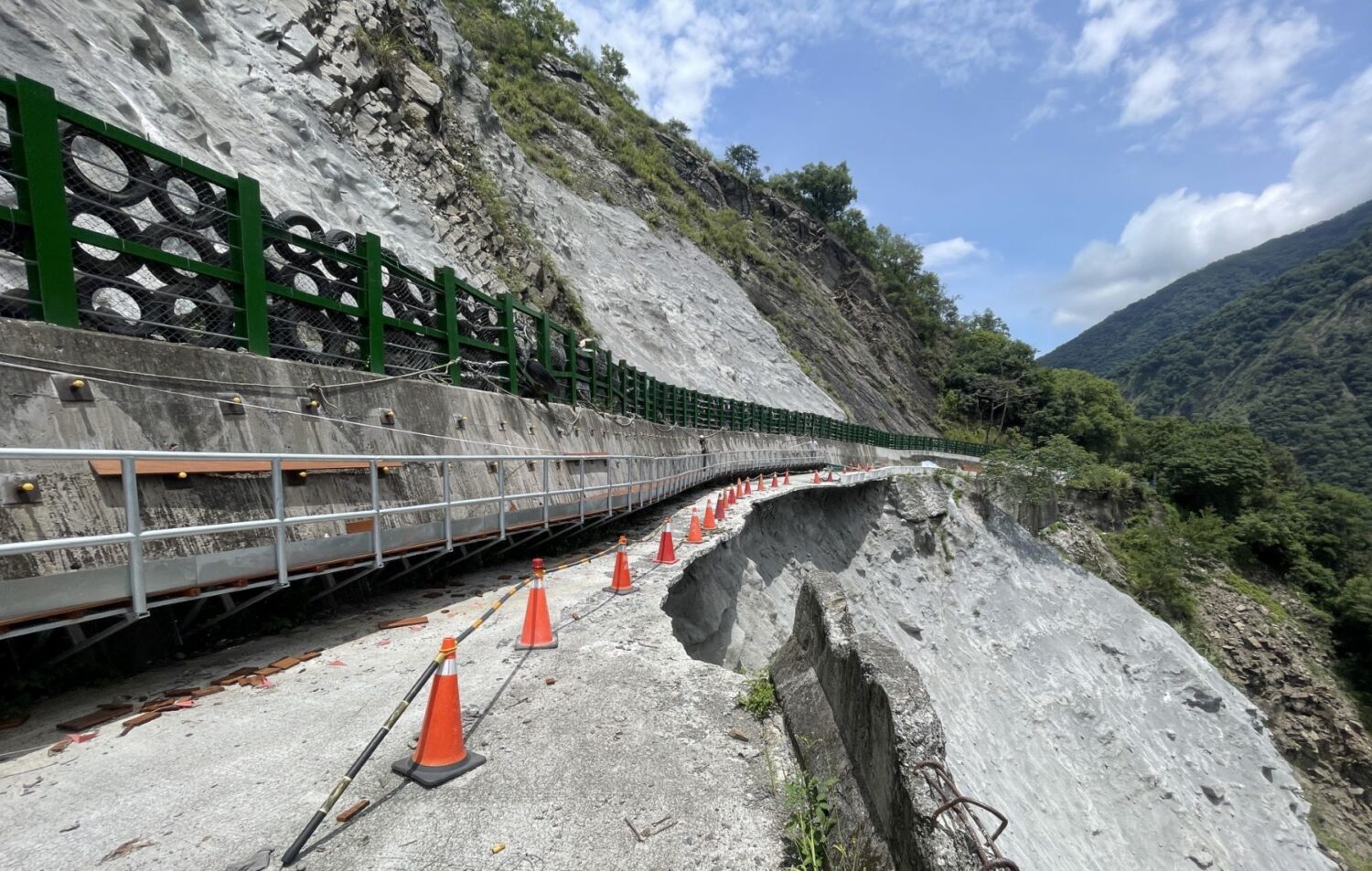 南投郡大林道修復工程  力拼明年中搶通