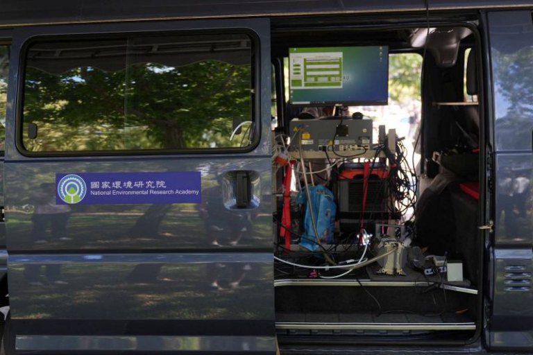 國環院快速質譜儀進駐水圳公園 　中央、縣府、市公所三方合作全面啟動追查