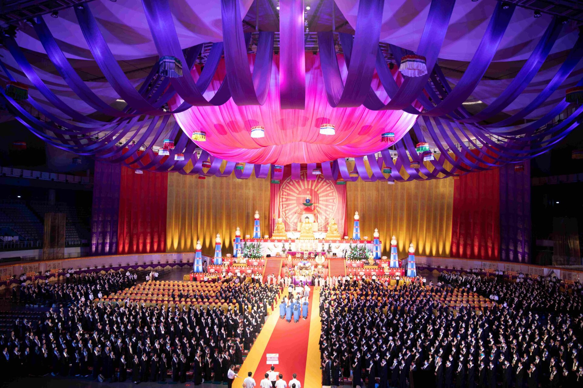 靈鷲山水陸法會桃園揭幕 跨宗教祈福會百位代表共祈世界和平