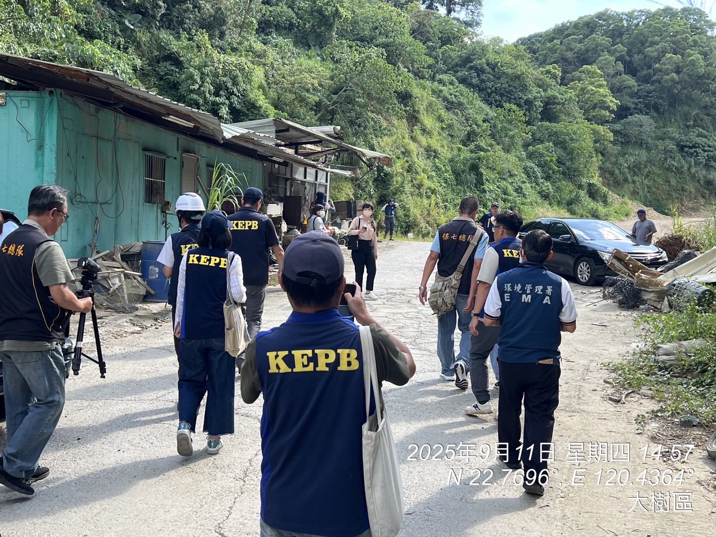 大樹區山坡地堆置營建混合物 高市府重罰6百萬4月移送法辦