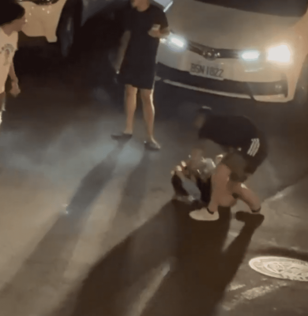 台中街頭對前女友施暴！ 　警火速逮人兩罪送辦