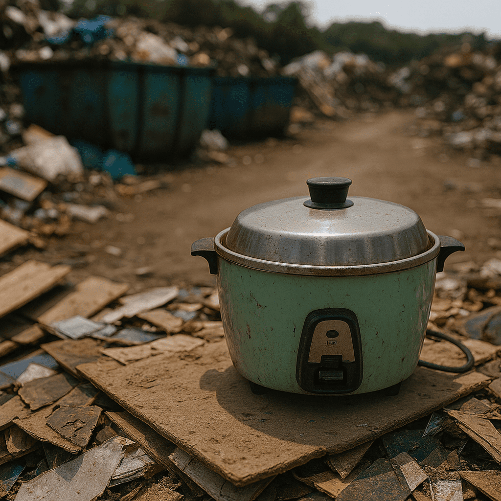 清潔隊員將回收電鍋轉送拾荒婦竟涉貪污 桃園也有相關規定