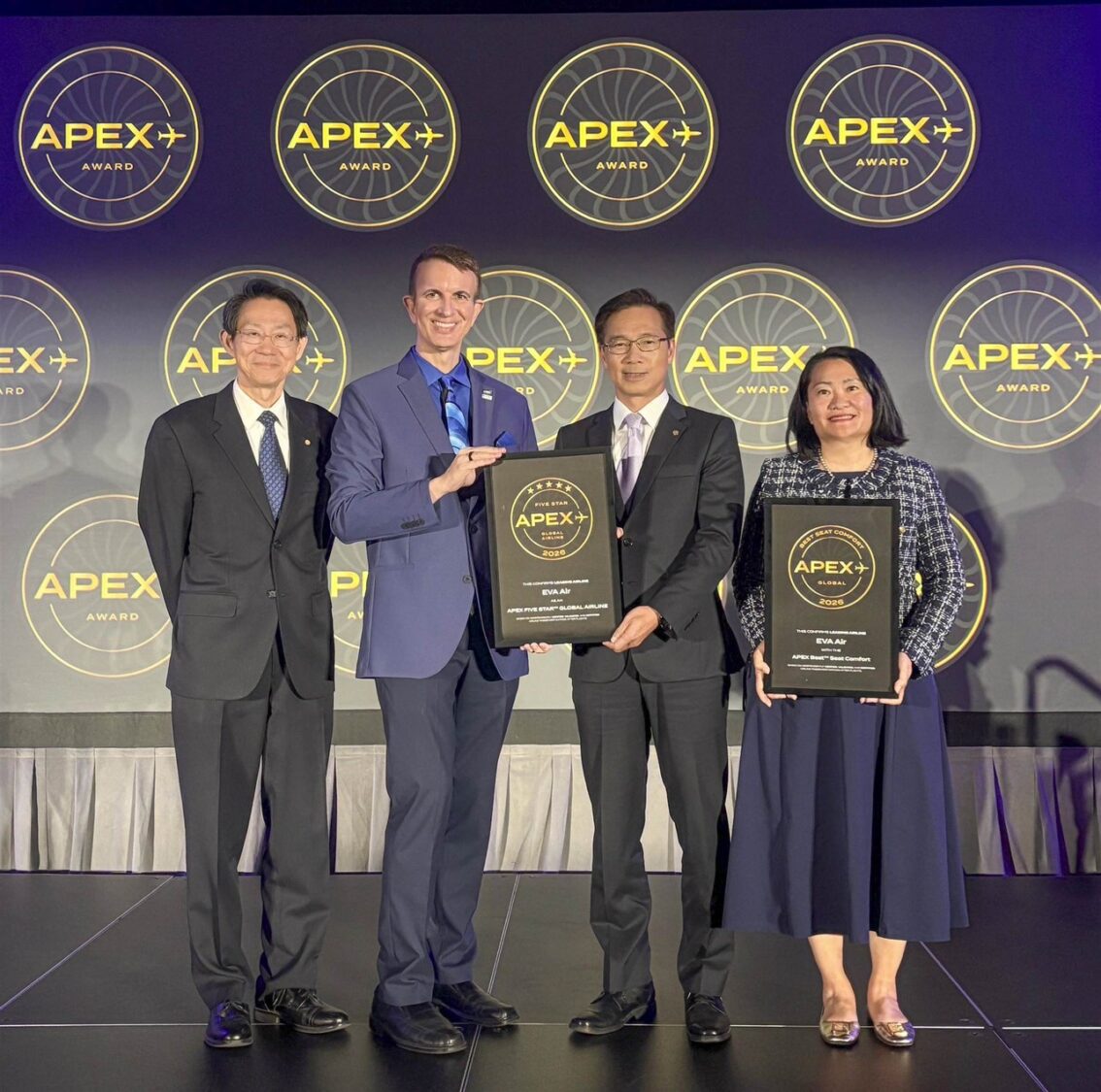 長榮航空再次獲得全球旅客肯定 囊括全球五星級航空公司、最佳座椅舒適度兩大獎項