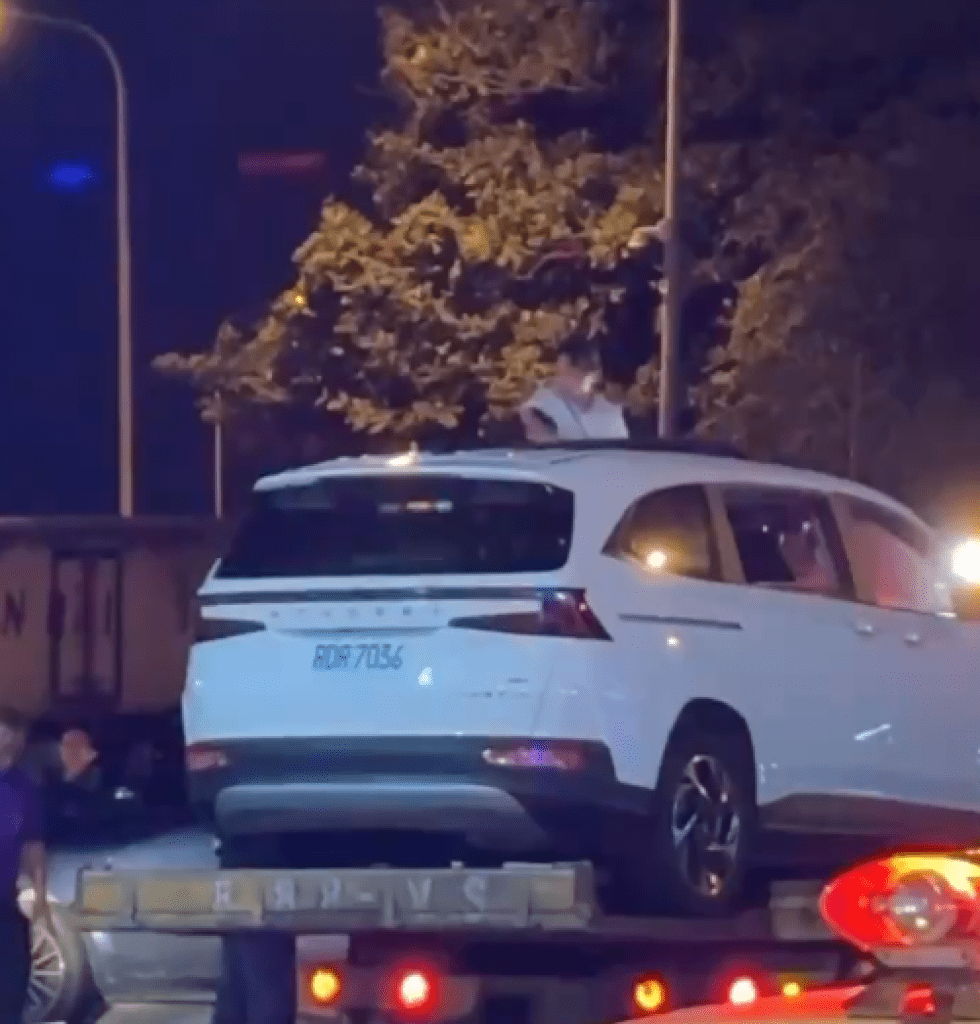 西螺服務區亂停車被拖吊發飆！　女子遭制伏送醫