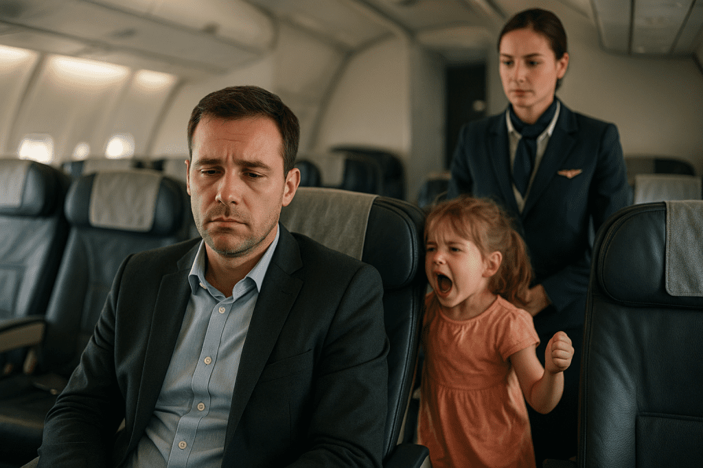 爆料／花錢搭商務艙卻遇上5歲童喧鬧 旅客質疑服務品質