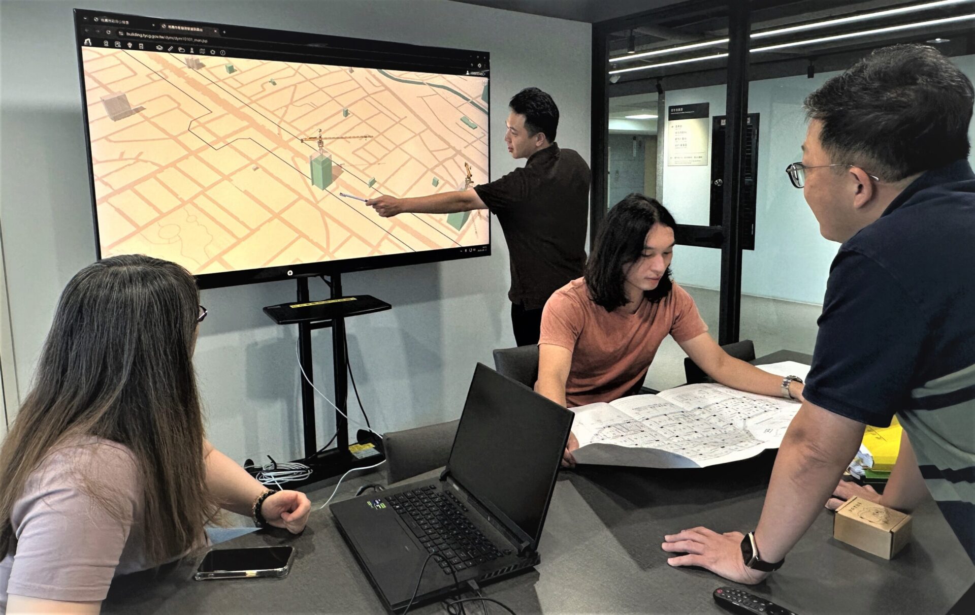 桃園建管處智慧圖台提升工地安全 未來將發展客製化防災提醒