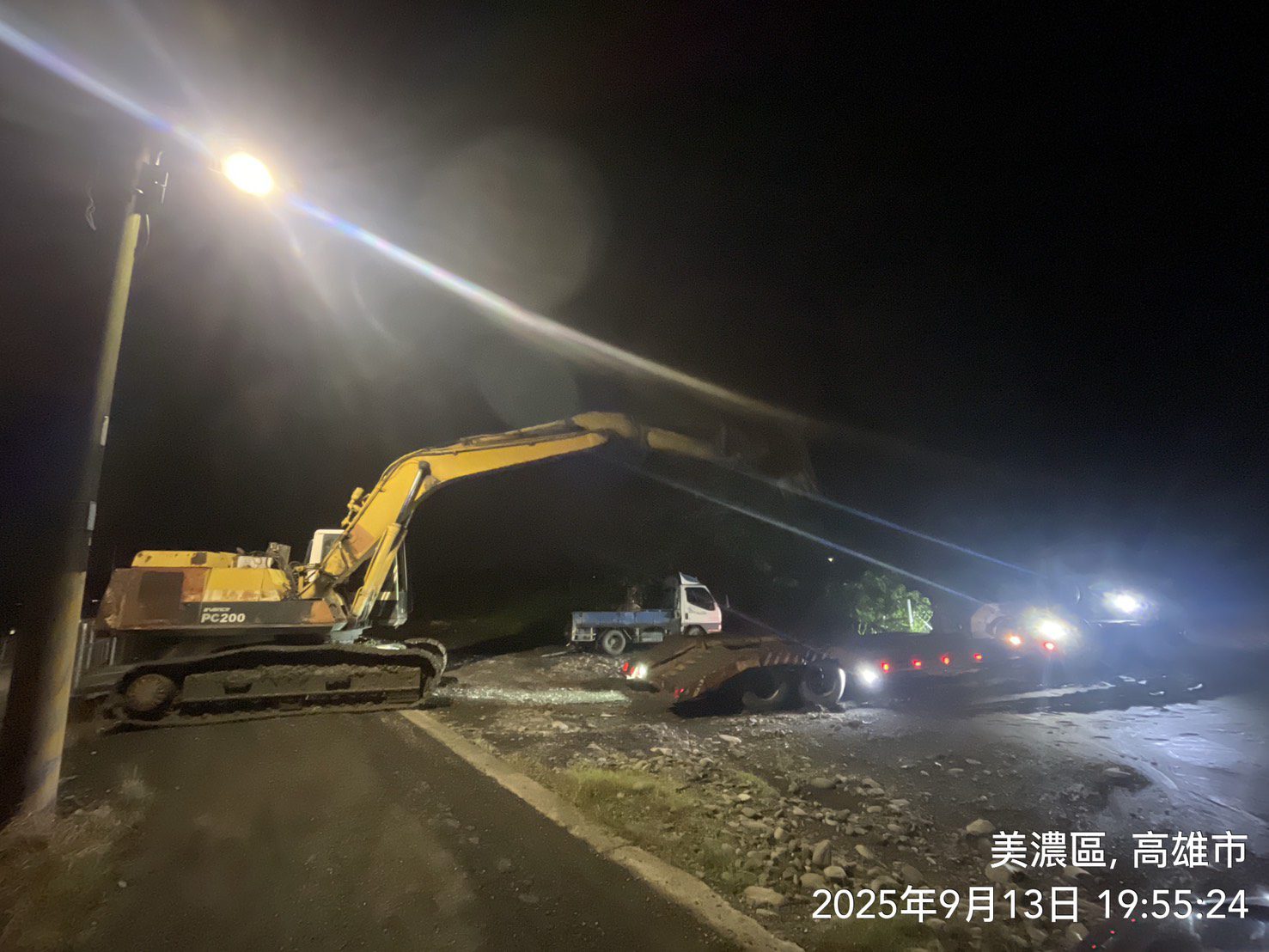 高市警局攜手跨局處強力執法  綿密巡邏查緝盜採砂石