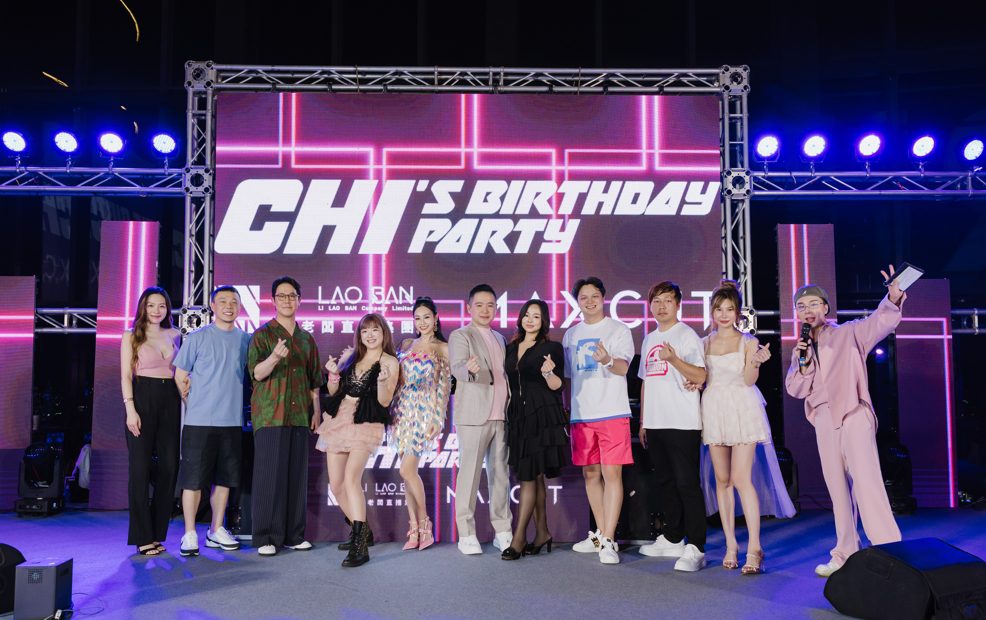 「李老闆直播集團」攜手柒柒花媽 盛大粉紅生日派對登場