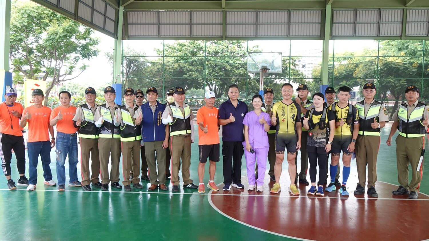 鹿港馬拉松賽前演練　「醫護鐵人」為選手安全再添保障