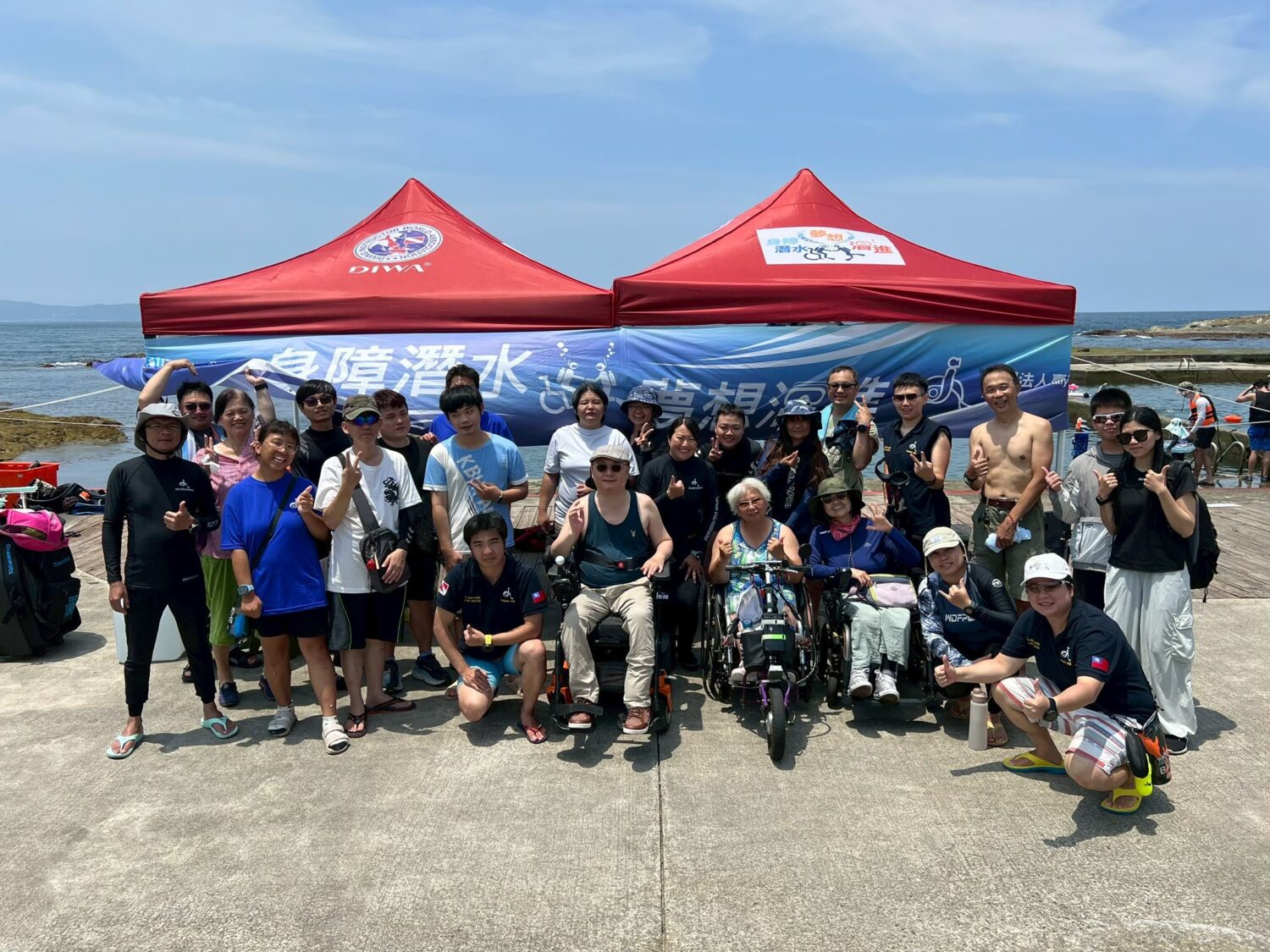 夢想潛水 藍海永續！海委會聯手臺灣身心障礙潛水協會徜徉海洋無障礙