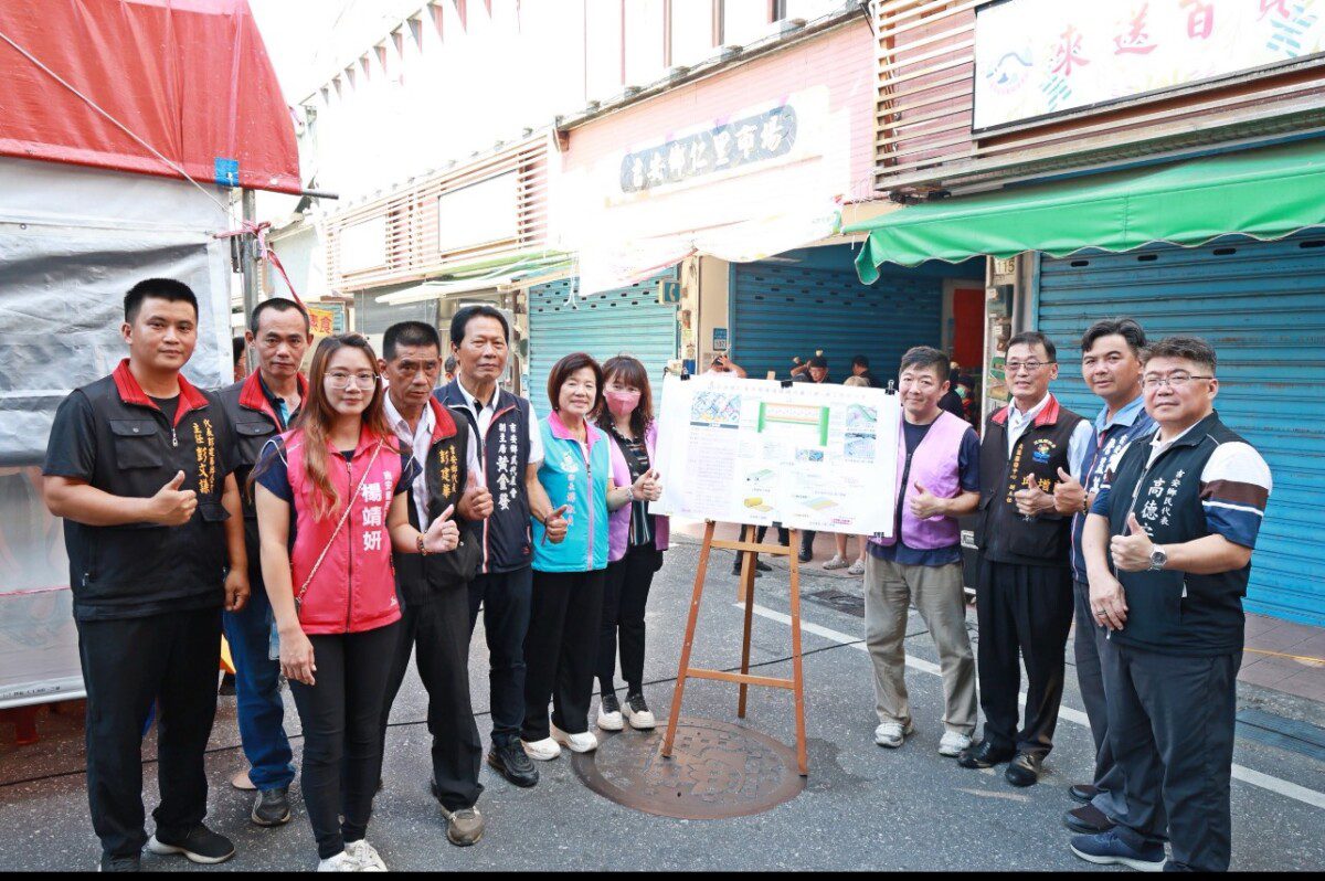 鄉長游淑貞召開仁里市場改善工程說明感謝縣府議員助傳統市場煥然一新