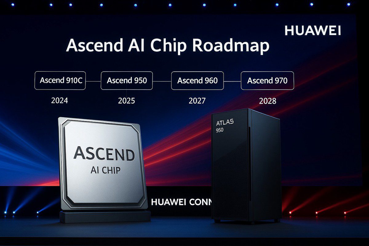 劍指輝達!華為公布AI晶片藍圖 三年內推四款Ascend晶片 劍指輝達!華為公布AI晶片藍圖 三年內推四款Ascend晶片