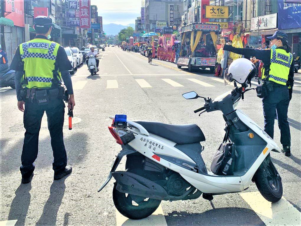 城隍爺夜巡活動　警請用路人遵守交管人員指揮