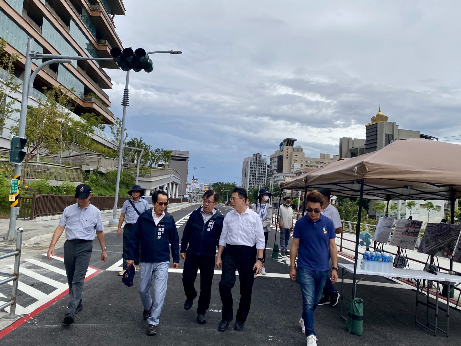 突破進度！林欽榮副市長親赴85期重劃區  曹謹路打通指日可待