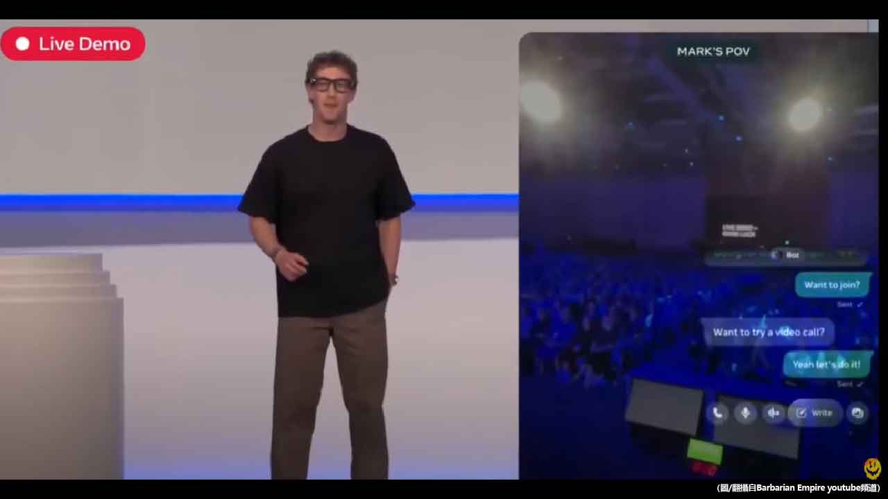 祖克柏大翻車！Meta「AI 眼鏡」發表會現場失靈