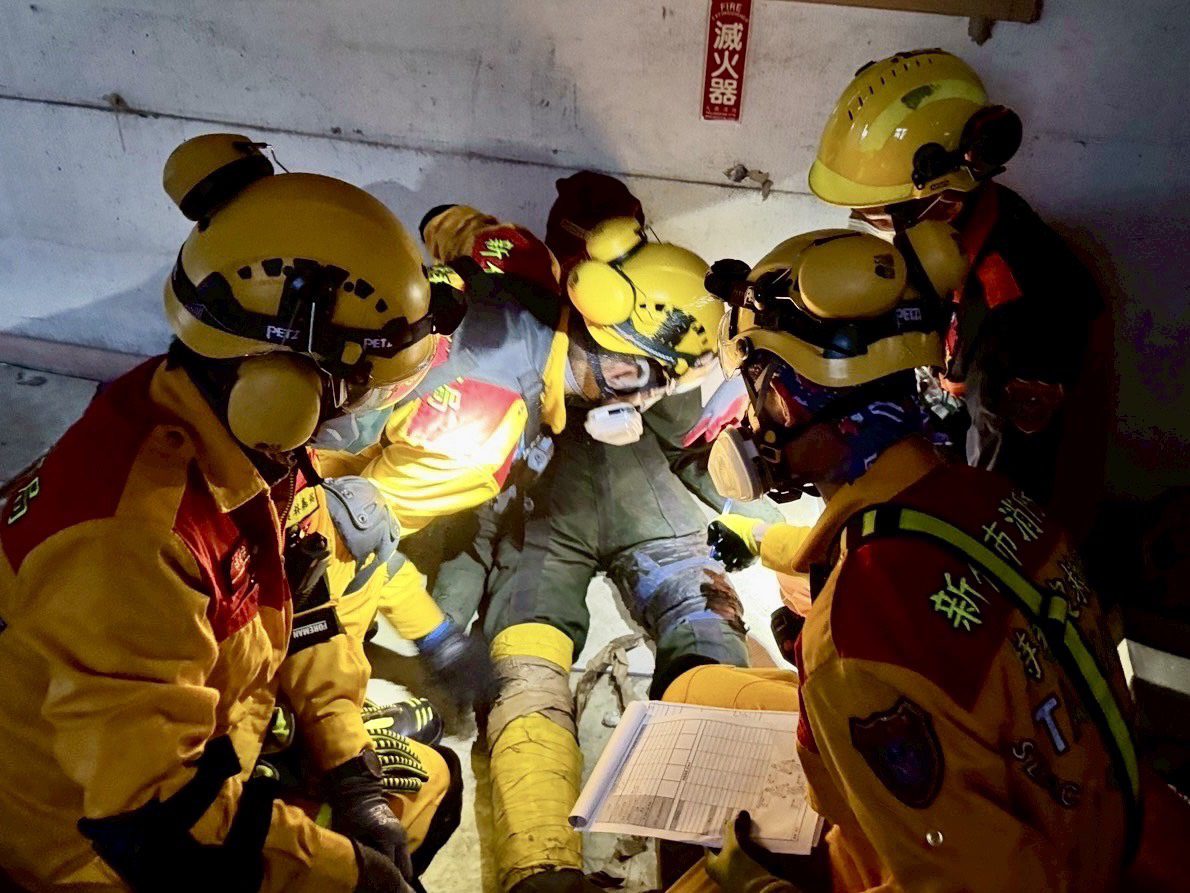 強化大規模震災演練　竹市特種搜救隊出動齊心防災