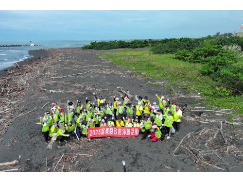 響應國際淨灘日 屏東縣雙週接力淨灘