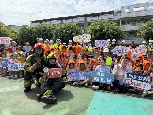 校園國家防災日演練：屏東齊心 防震強韌