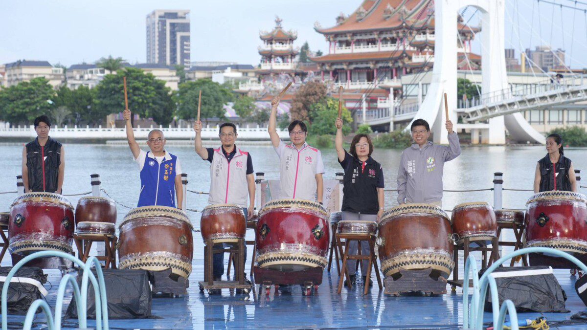 「2025好客文藝季」龍潭大池畔浪漫登場 點亮龍潭客庄夜晚