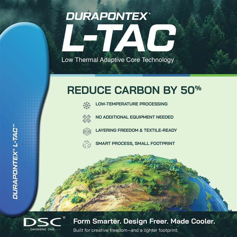DSC® DURAPONTEX® L-TAC震撼登場：突破性的低溫發泡技術，有效降低能源損耗
