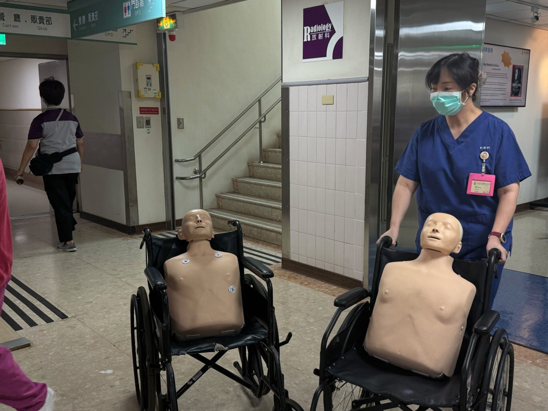 桃消大林分隊舉辦演練 模擬聖保祿醫院火警 