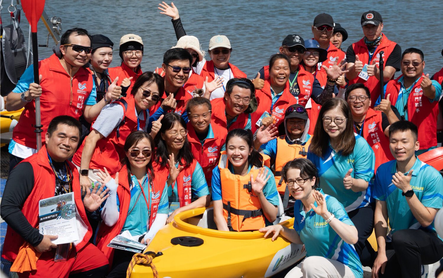蕭美琴副總統攜數百各國身障夥伴親揭首屆無障礙海洋日 管碧玲：平權共融、探索海洋成為日常