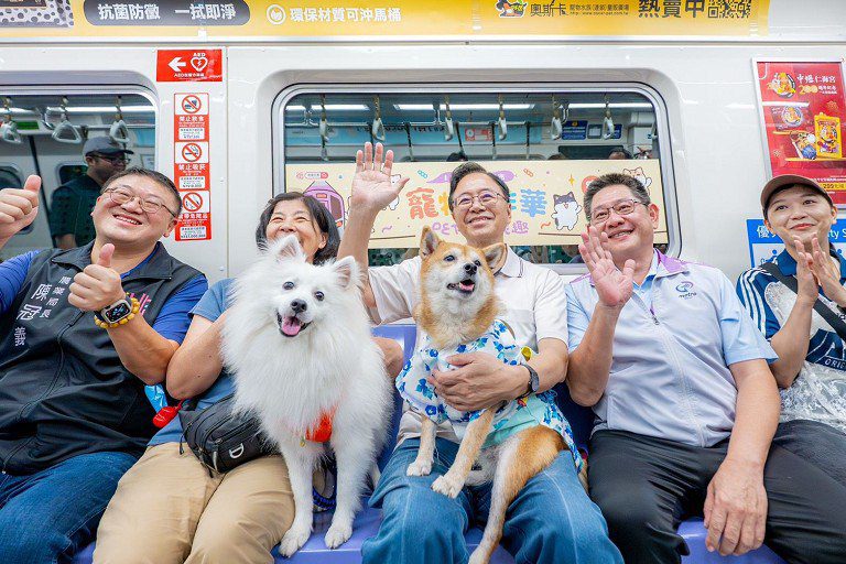 桃園市寵物嘉年華登場　毛小孩乖巧可愛成焦點