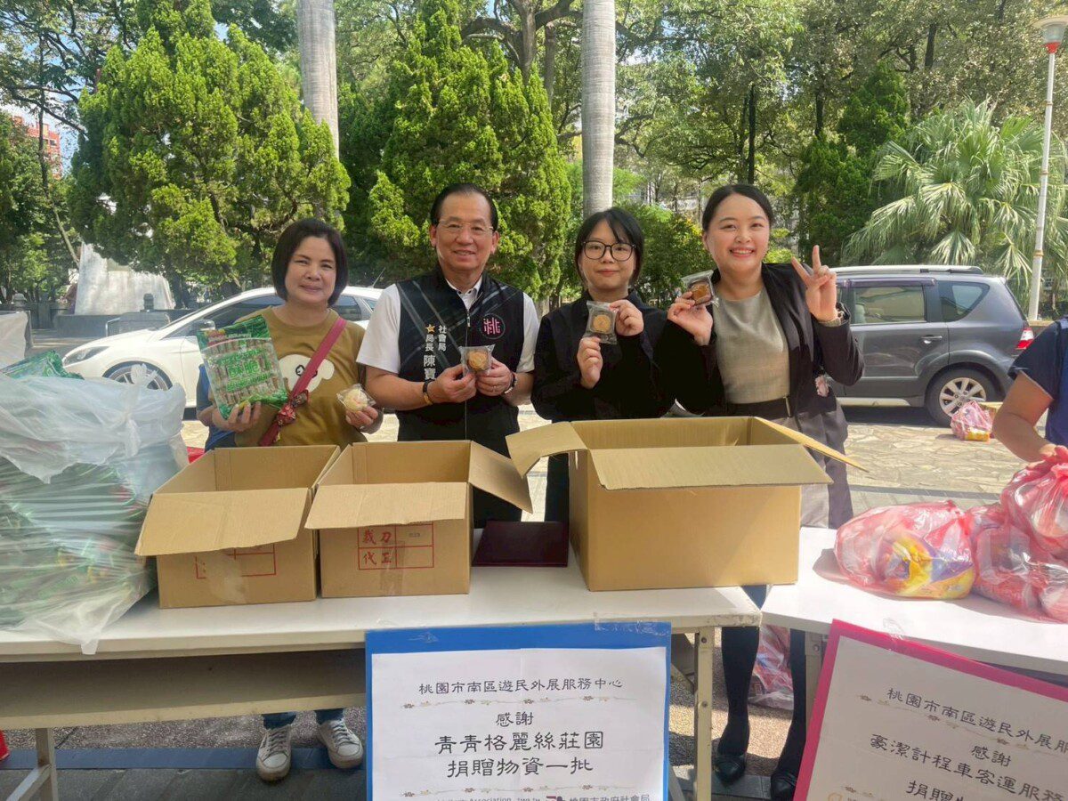 桃園市社會局陳寶民局長中秋佳節送暖街友 月亮傳情關懷同行