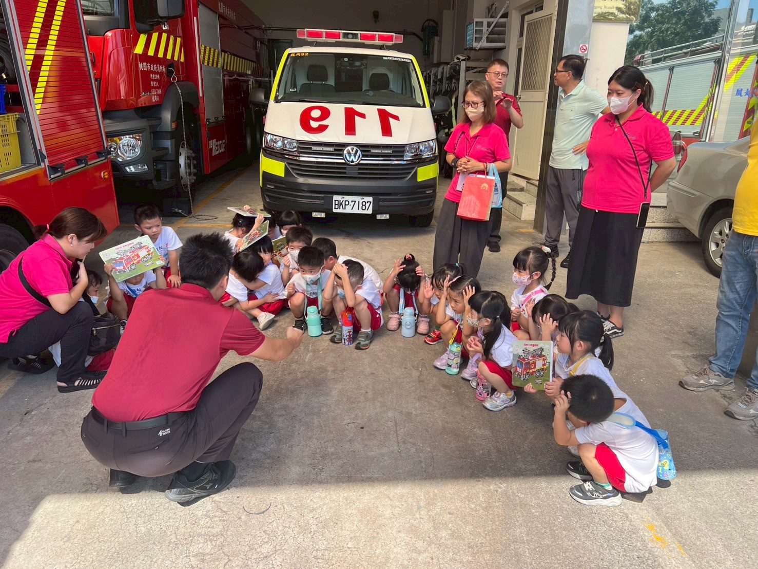 桃消龍岡分隊攜手幼兒園 為學童建立防災觀念