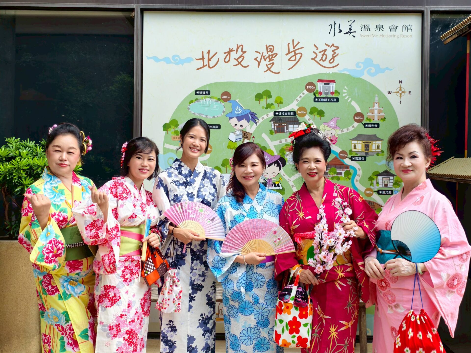 浴衣美人齊聚新北投車站 以換裝體驗推廣北投溫泉與浴衣文化