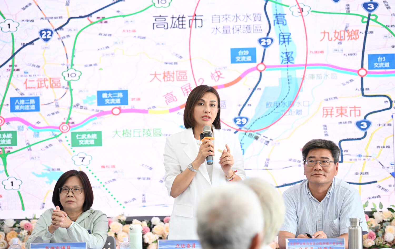 邱議瑩出席高屏二快地方說明會 為高雄爭取最大利益 邱議瑩出席高屏二快地方說明會 為高雄爭取最大利益