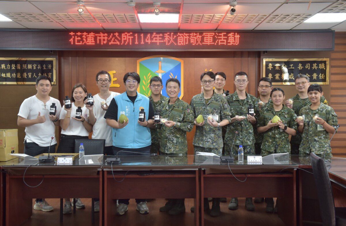 魏嘉彥市長中秋前夕慰勞花防部官兵 感謝守護家園辛勞