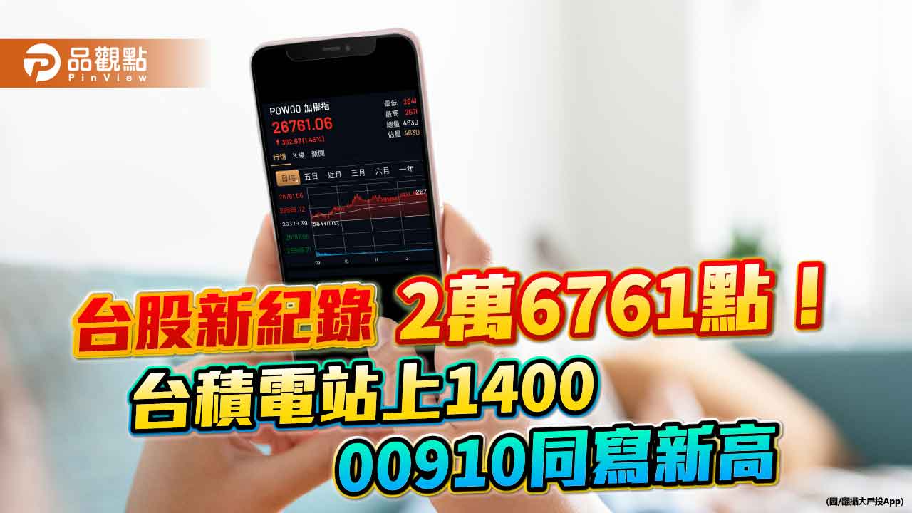 台美股市創新高!台積電登1400元 強勢ETF、跨國股票基金噴出 台美股市創新高!台積電登1400元 強勢ETF、跨國股票基金噴出