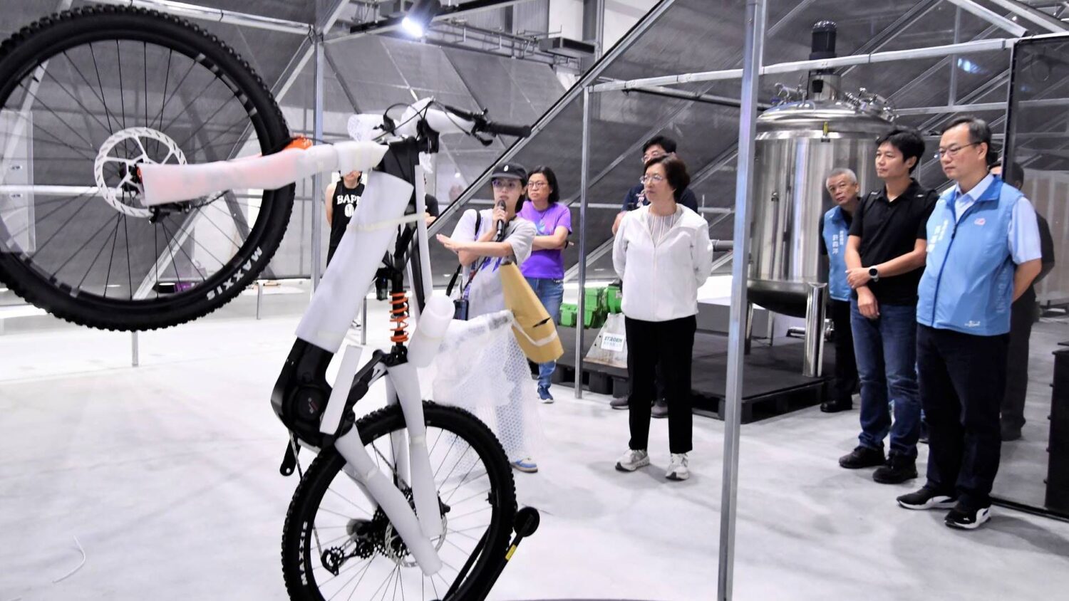 台灣設計展在彰化倒數6天　王惠美視察彰南展區「冠軍行」