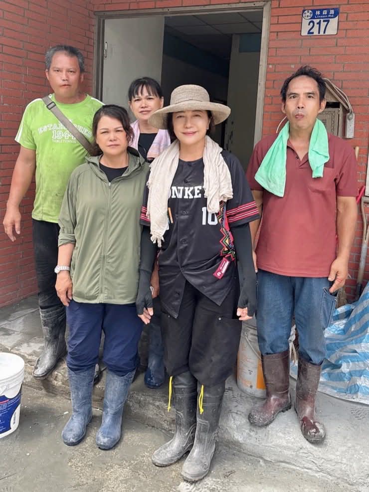 花蓮馬太鞍災後重建 桃園市張秀菊議員服務團隊攜手志工全力復原家園