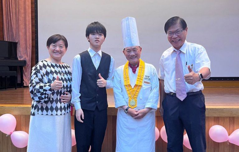 敏實科技大學餐飲系盛大舉辦拜師禮　 國宴名廚阿基師親臨勉勵學子