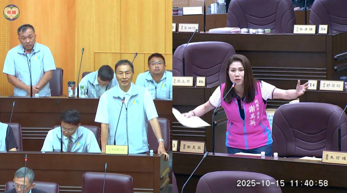 謝美英議員質詢經發局應提升光電板管理與夜市建設效率」