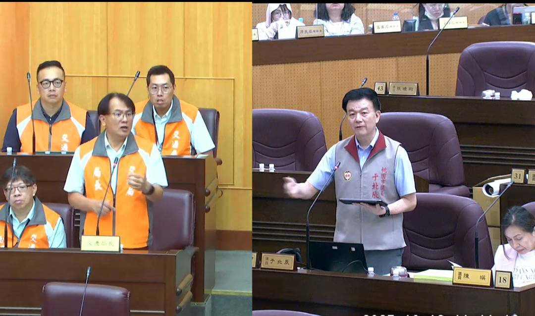 于北辰議員質詢交通局「貨車占道威脅行人安全　重劃區與捷運站周邊成隱憂」