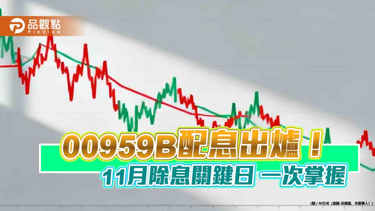 00959B十一月除息0.045元!連3月不變 想領息最晚這天買 00959B十一月除息0.045元!連3月不變 想領息最晚這天買