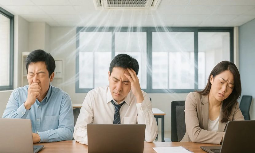 過敏、鼻塞、咳嗽樣樣來！上班族10大冷氣病症狀 醫師專業解析