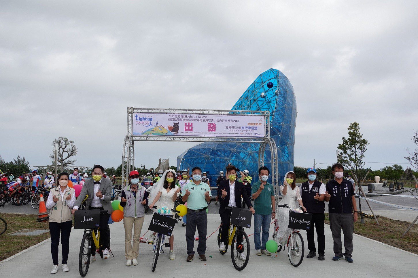 雲嘉南雙教堂幸福連線、喔熊Biking Go 網紅領騎玩轉濱海